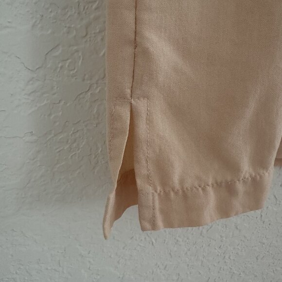 Laura Martin Collection‎ Tank Top Womens M Peach 100% Silk Sleeveless Minimalist - Picture 2 of 10